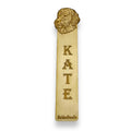 Bookmark - PERSONALIZED Goldendoodle - Birch wood