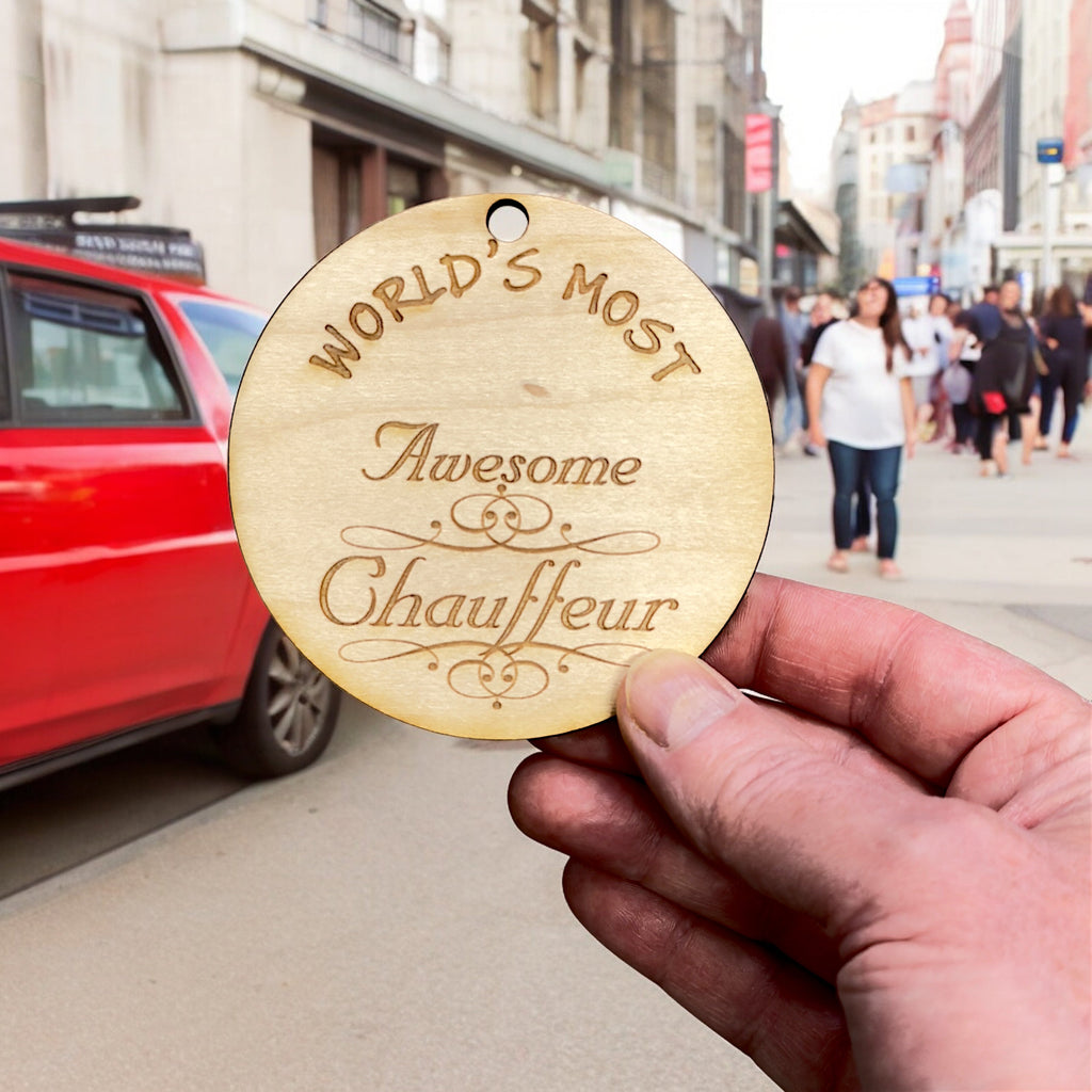 Worlds most Awesome Chauffeur - Ornament