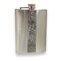 8oz Chinese Dragon and Phoenix Stainless Steel Flask