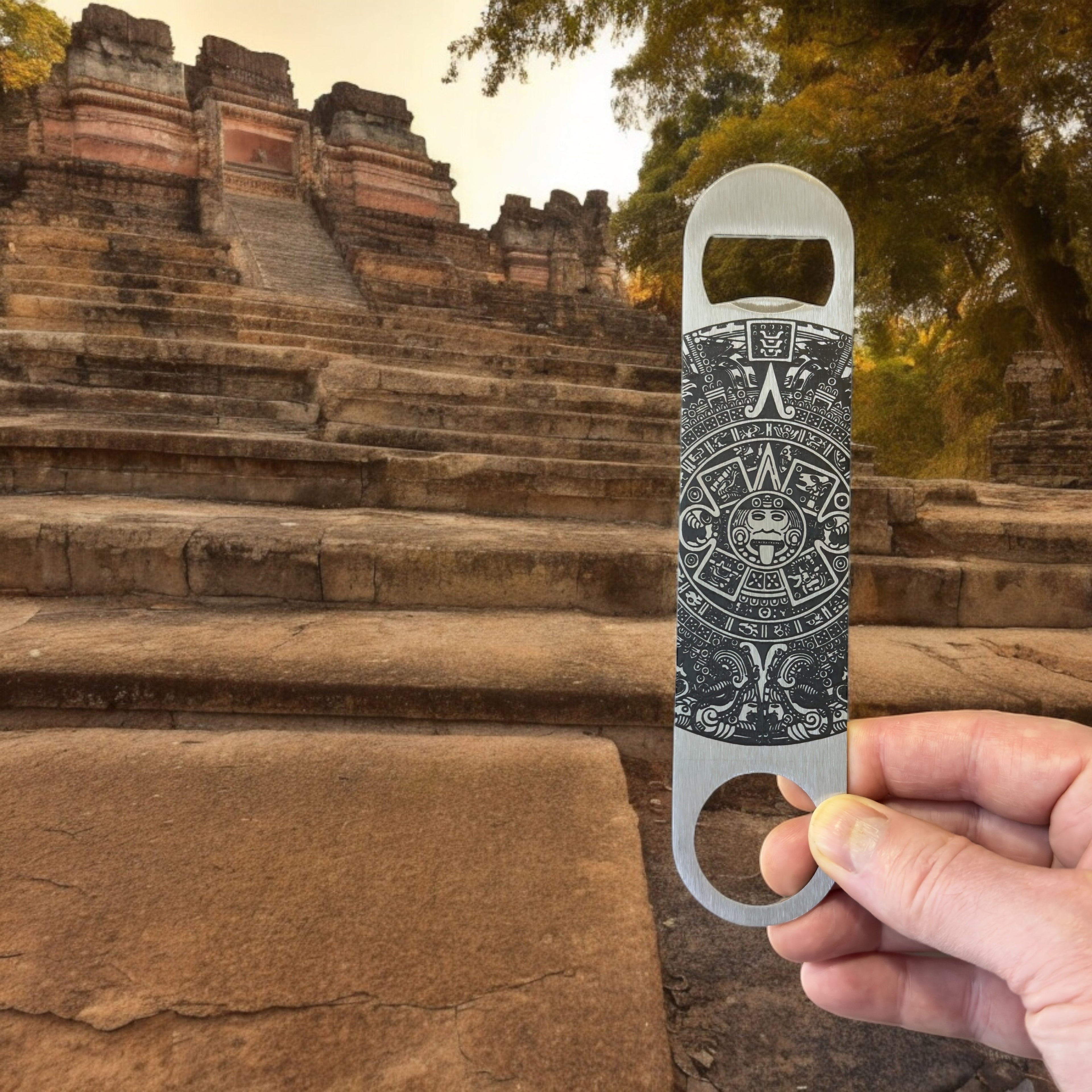 Aztec Calendar - Bottle Opener