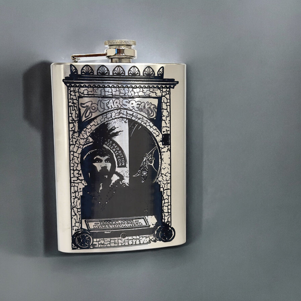 8oz Zoltar Speaks Stainless Steel Flask
