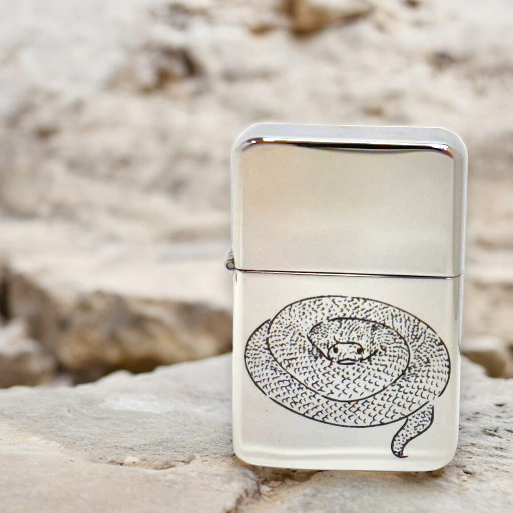 Lighter Coiled Snake CHROME