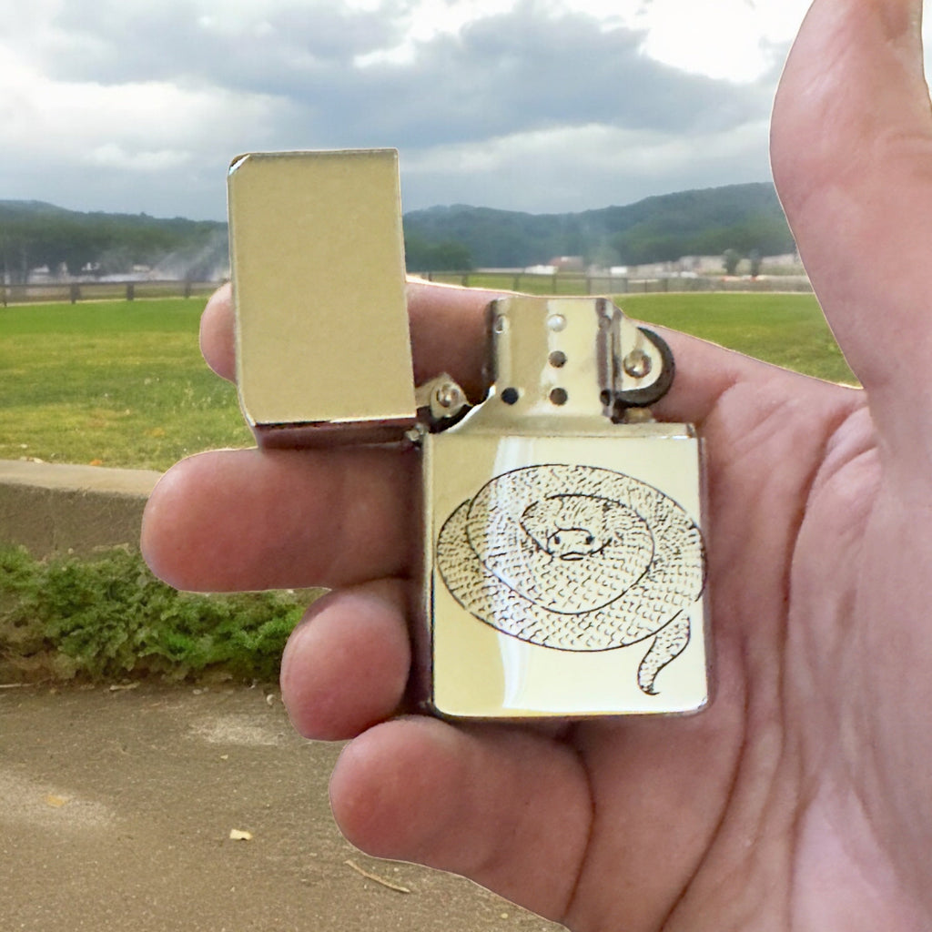 Lighter Coiled Snake CHROME