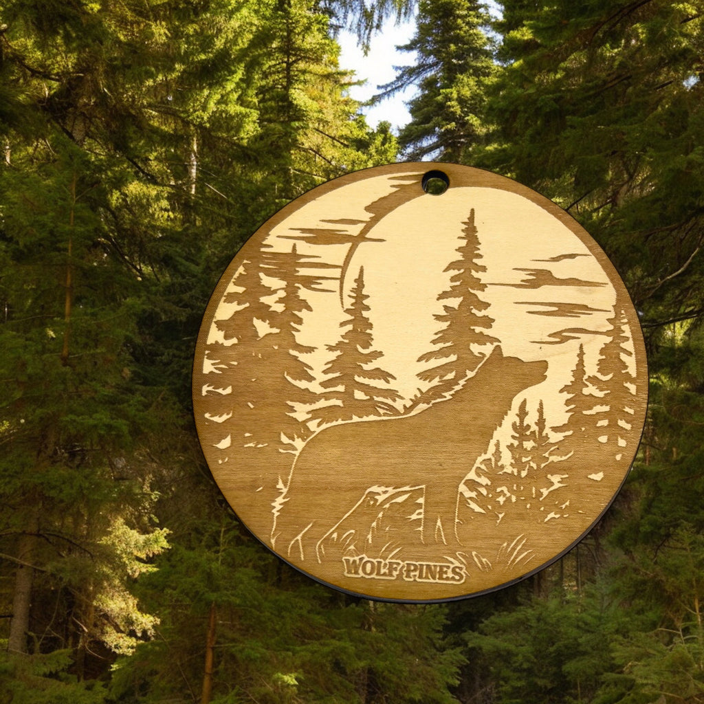 Ornament - Wolf Pines Raw Wood