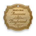 Ornament - World's most awesome Boyfriend