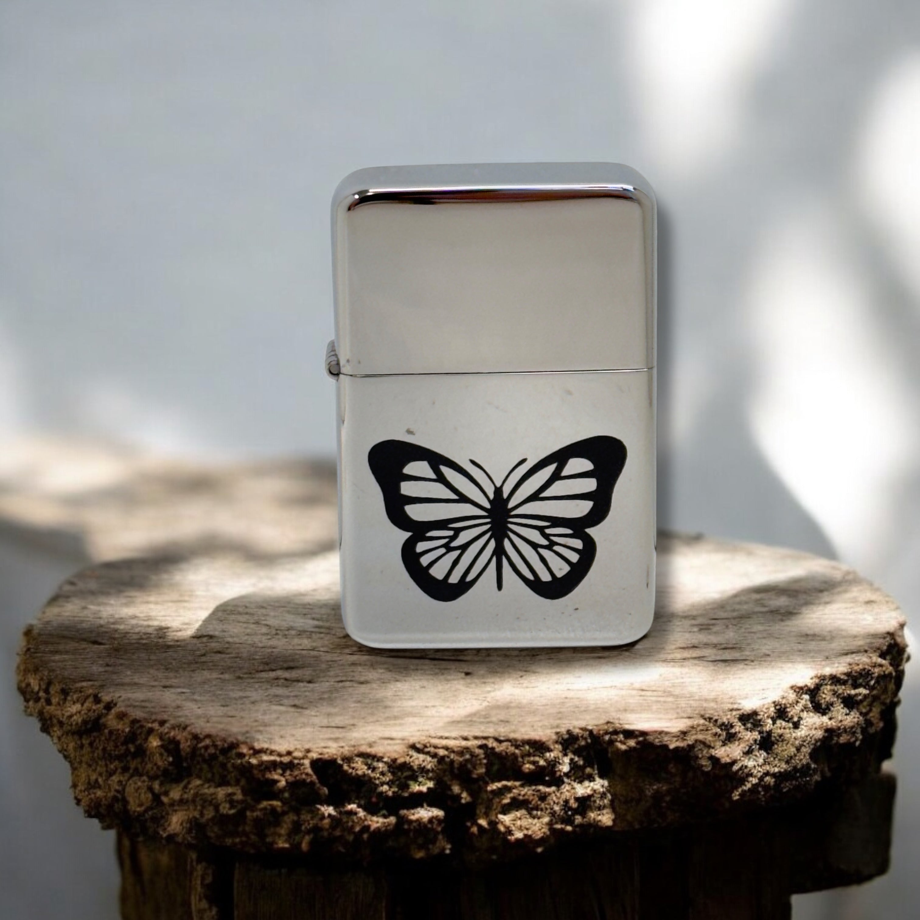 Lighter Monarch Butterfly CHROME