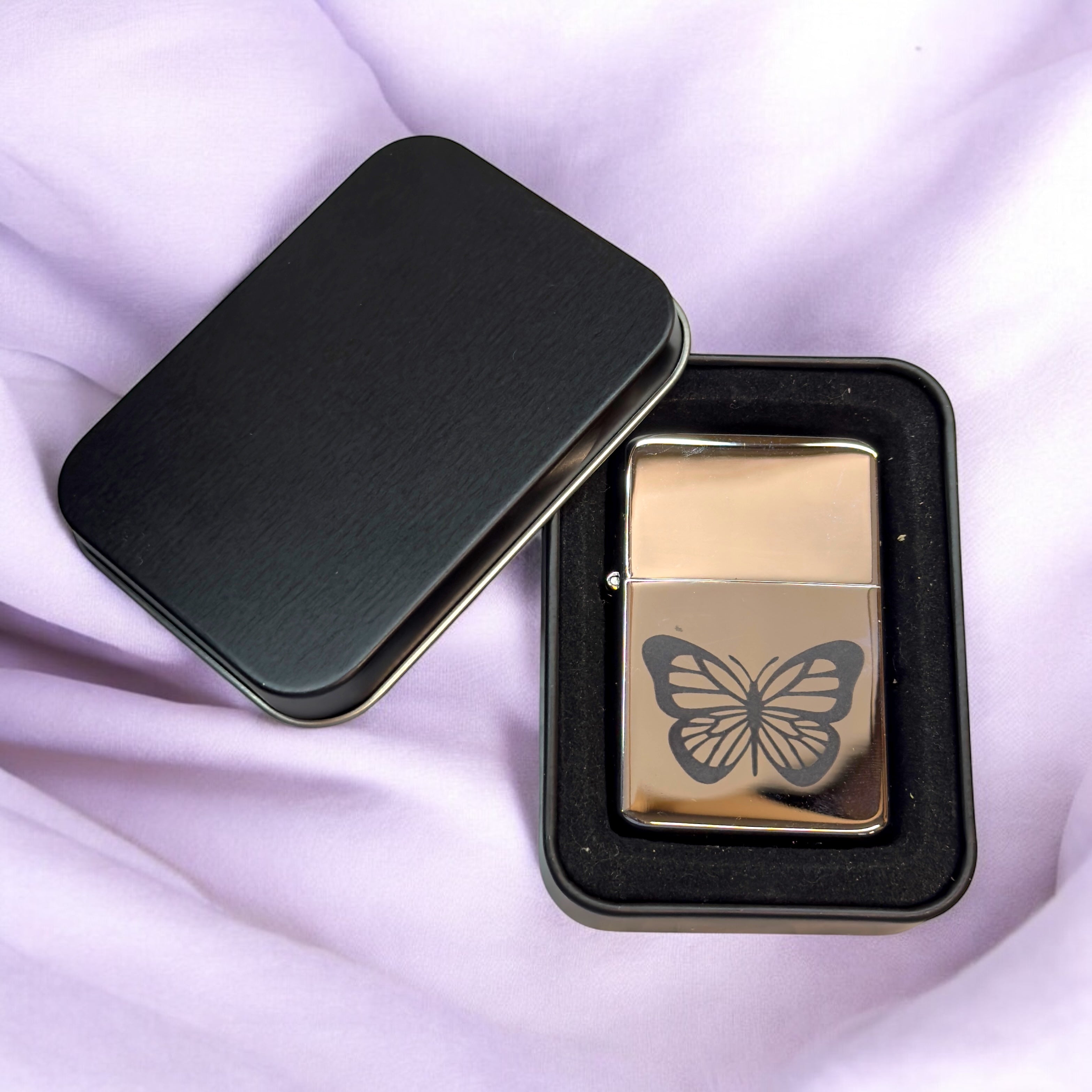 Lighter Monarch Butterfly CHROME