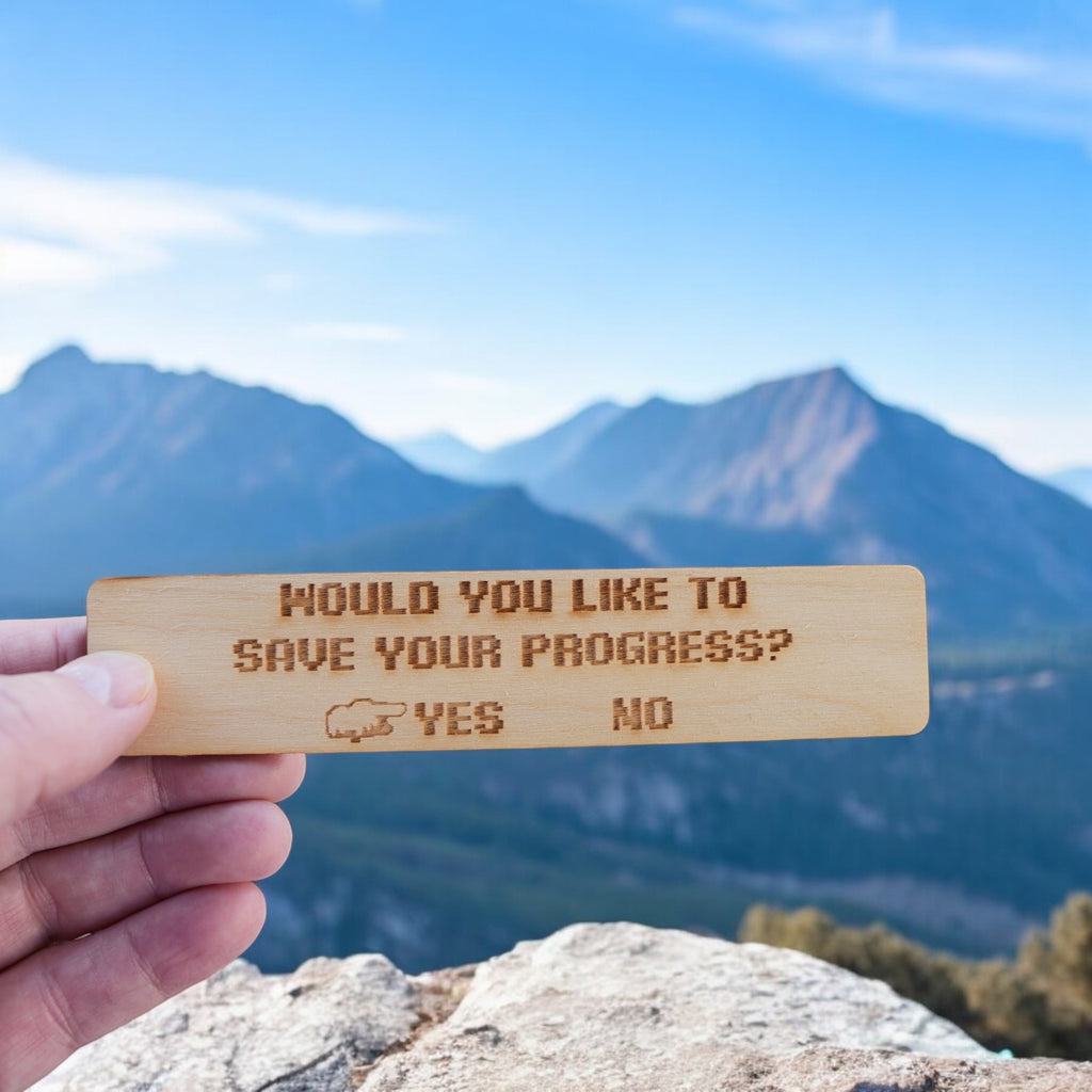 Bookmark - Would You Like to Save Your Progress