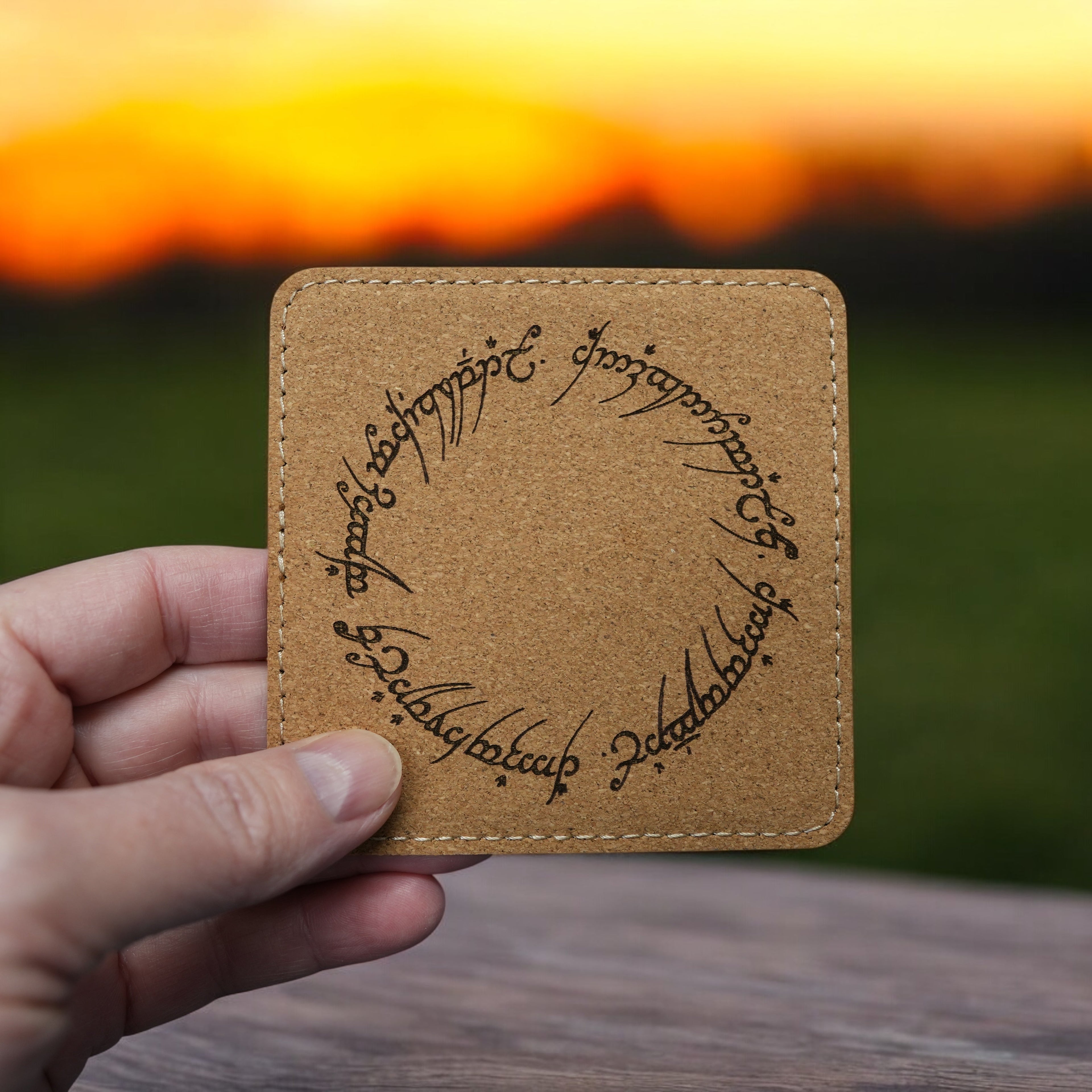 Coaster - The One - SET OF 2 - Leather or Stitched Cork