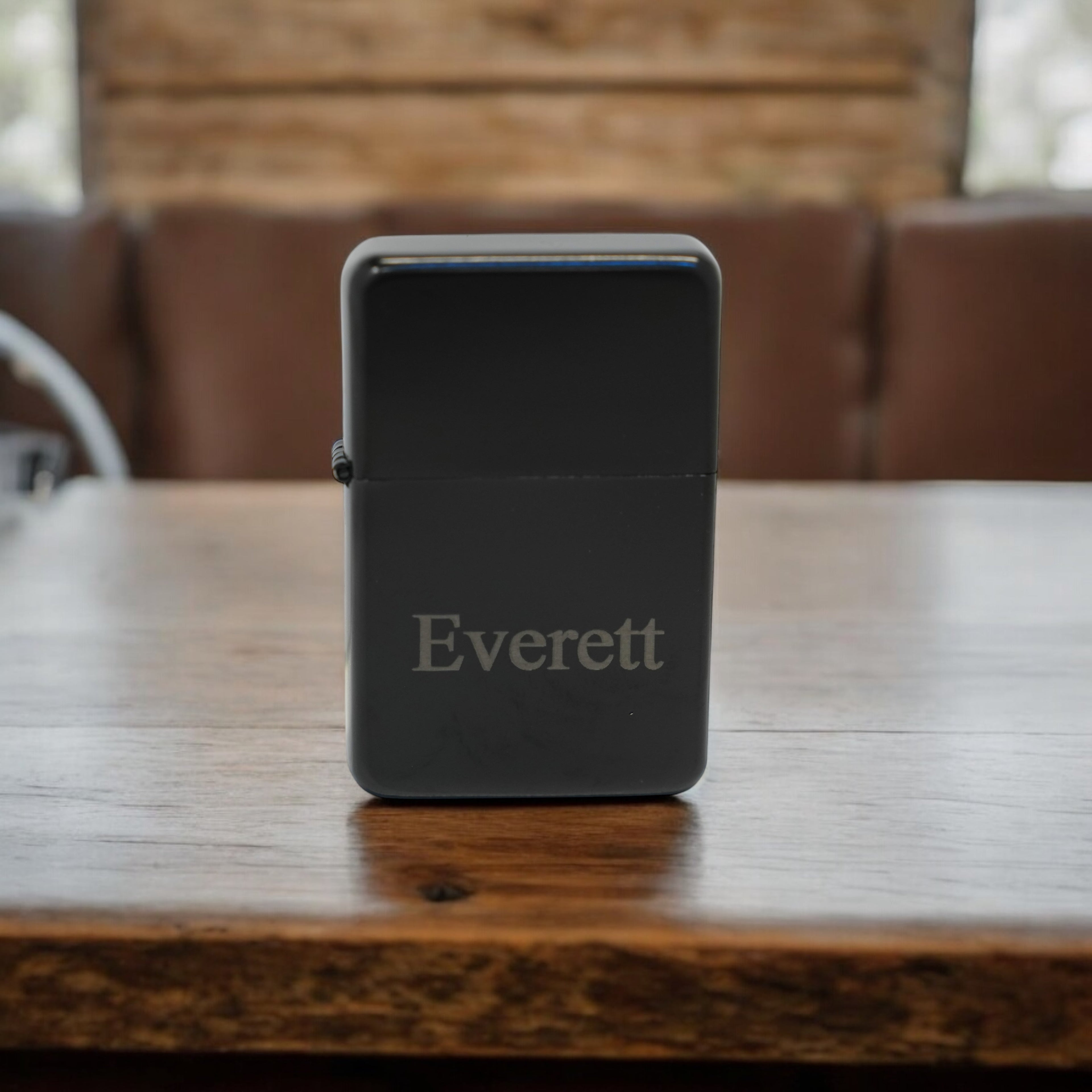 Black Lighter With your Name Personalized in Times New Roman