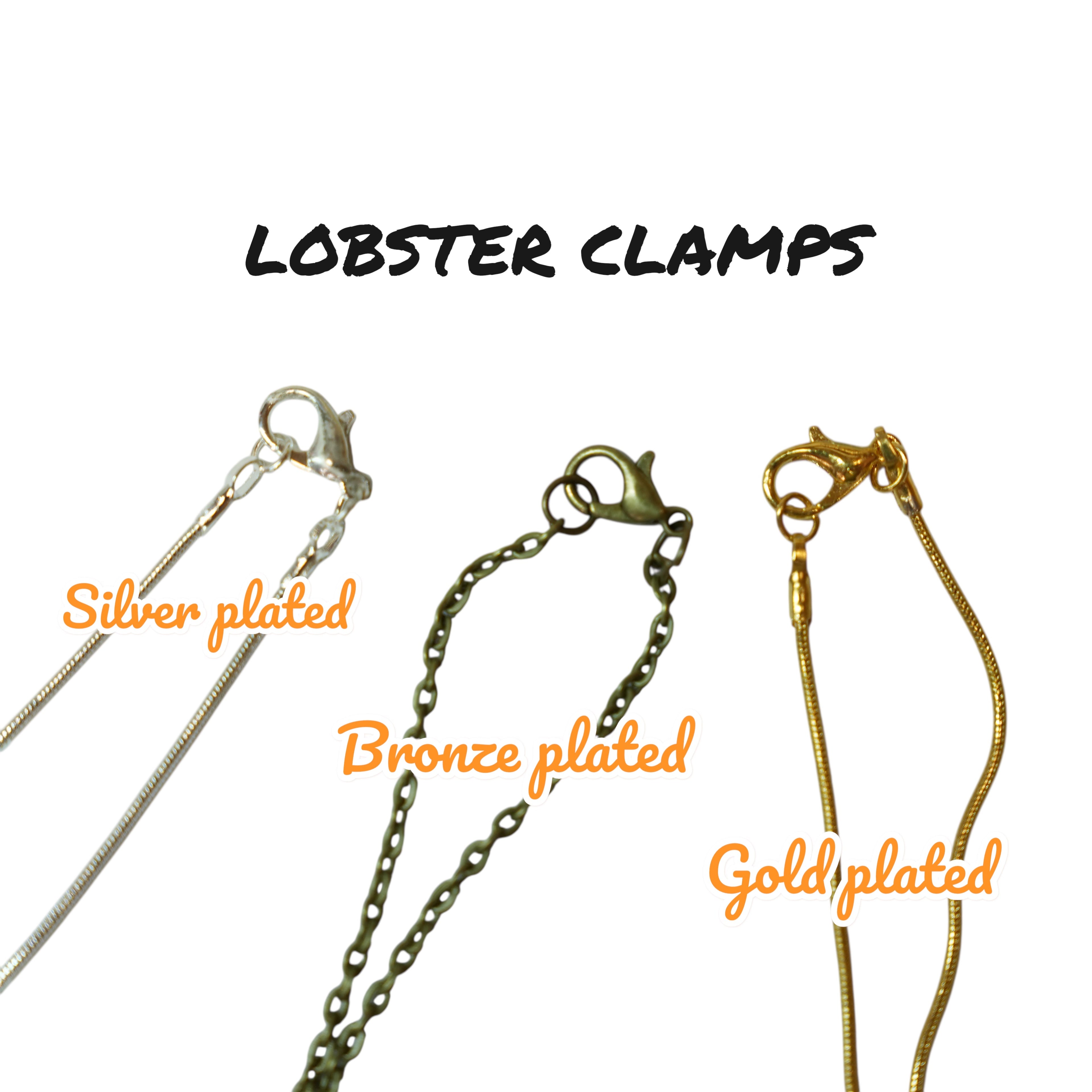 Necklace - Crawfish - Key of Life Snake and Cable Link chains - Birch Wood