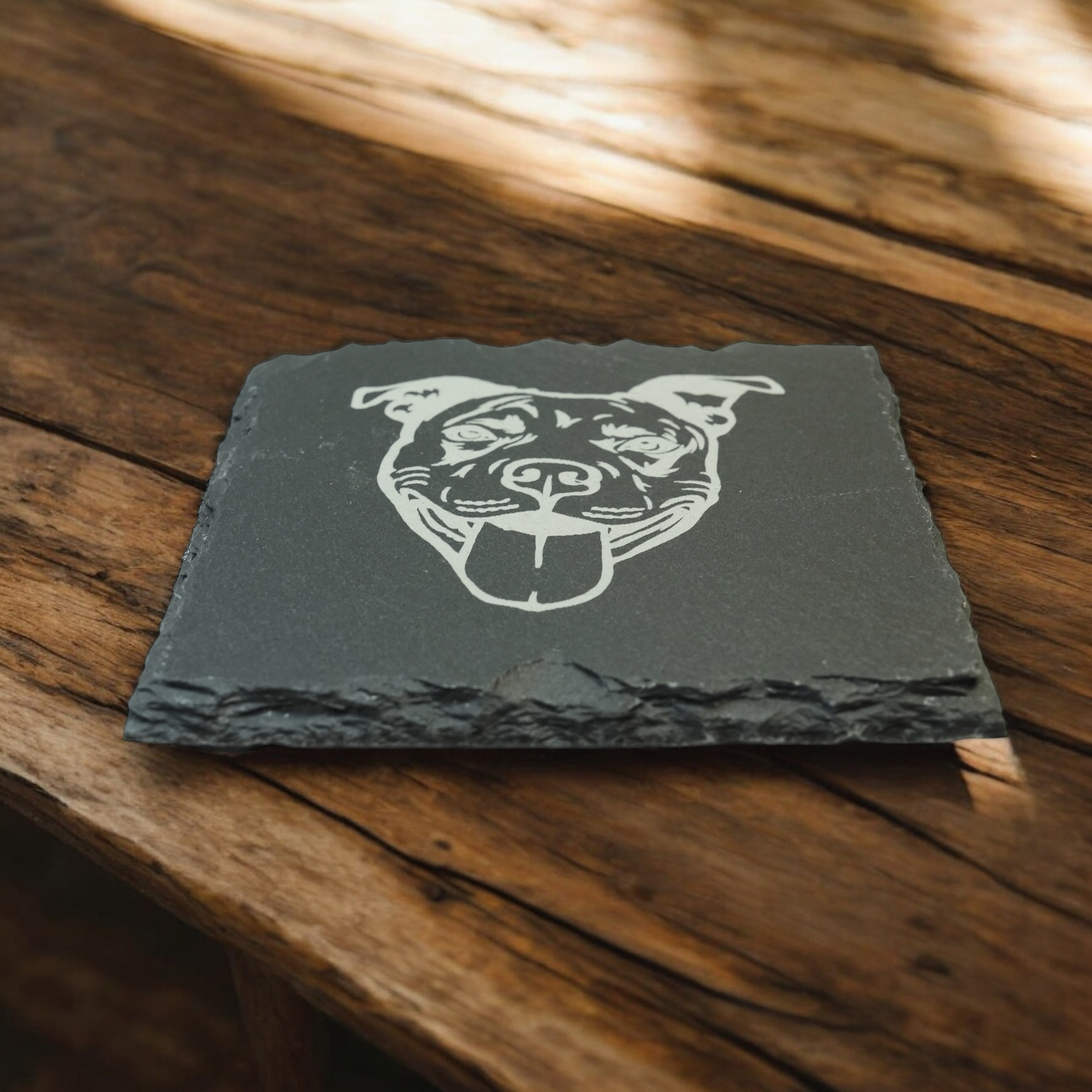 Coaster - Slate - PIt Bull - SET OF 2