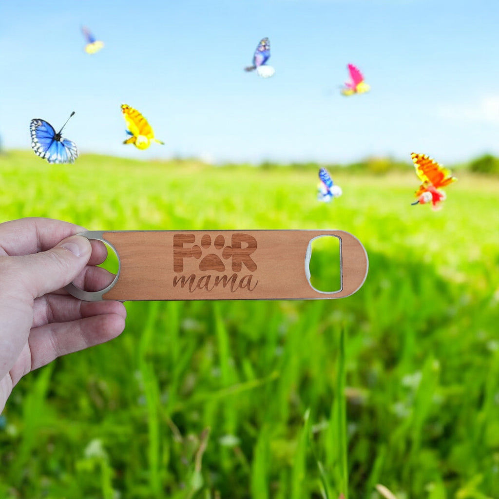 Wooden Bottle Opener - Fur Mama
