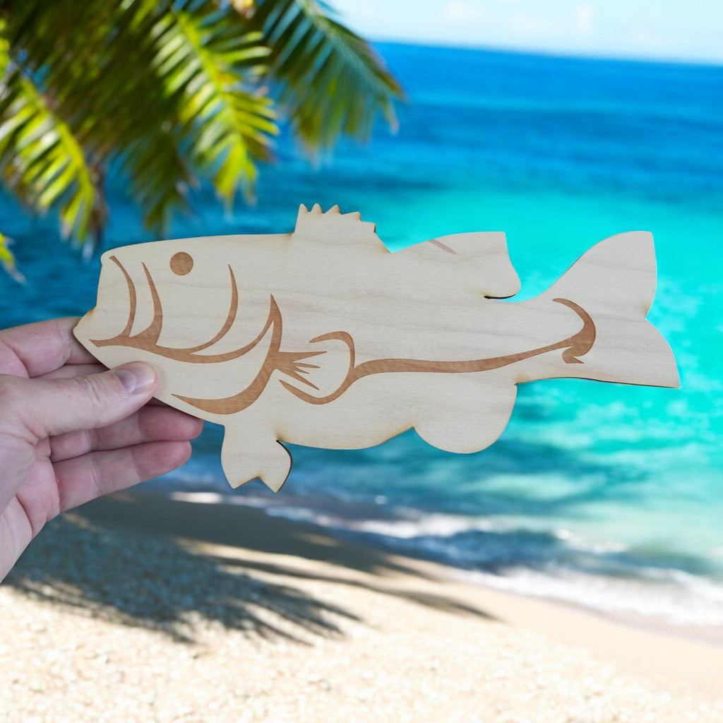 Sign - CUSTOM - Bass Fish