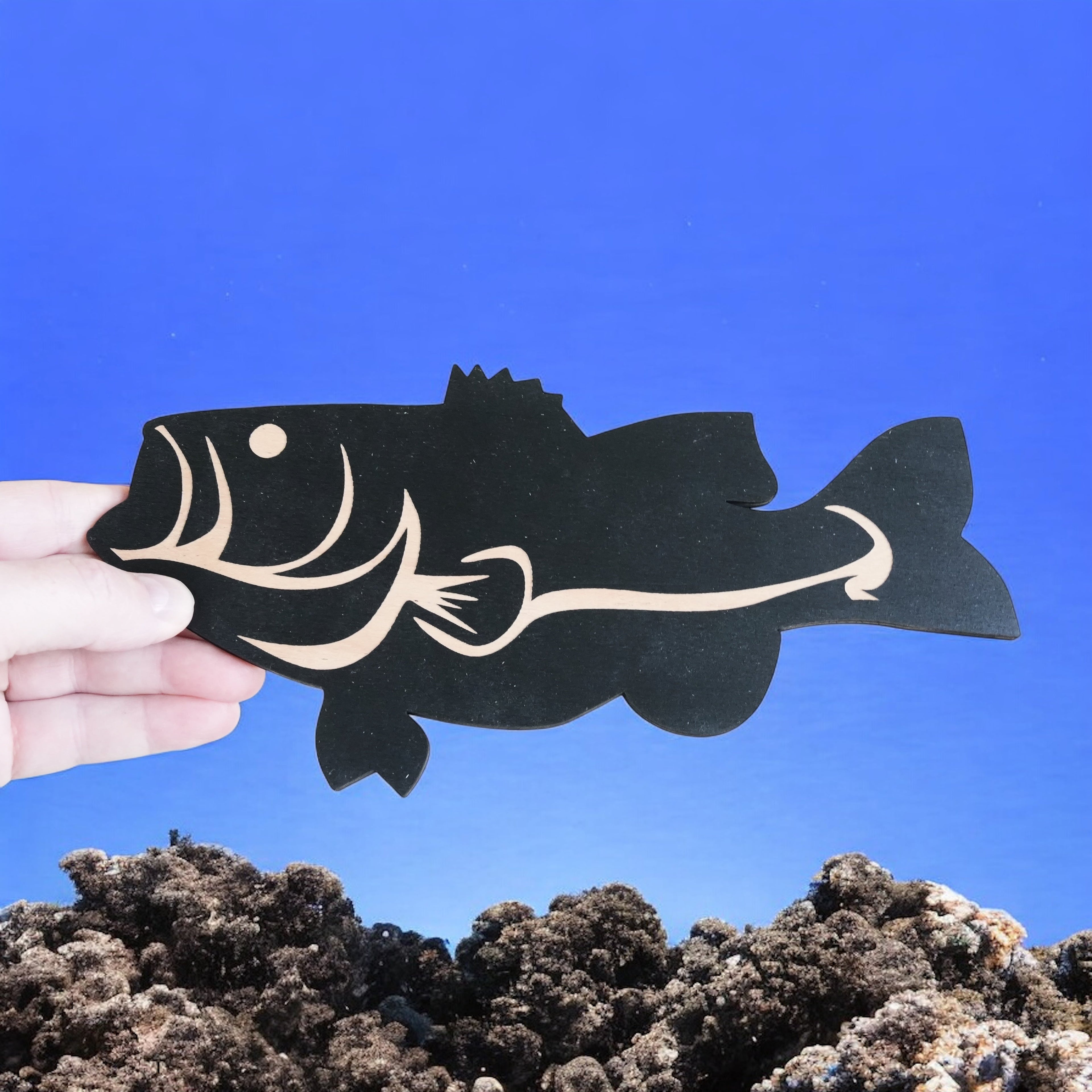 Sign - CUSTOM - Bass Fish
