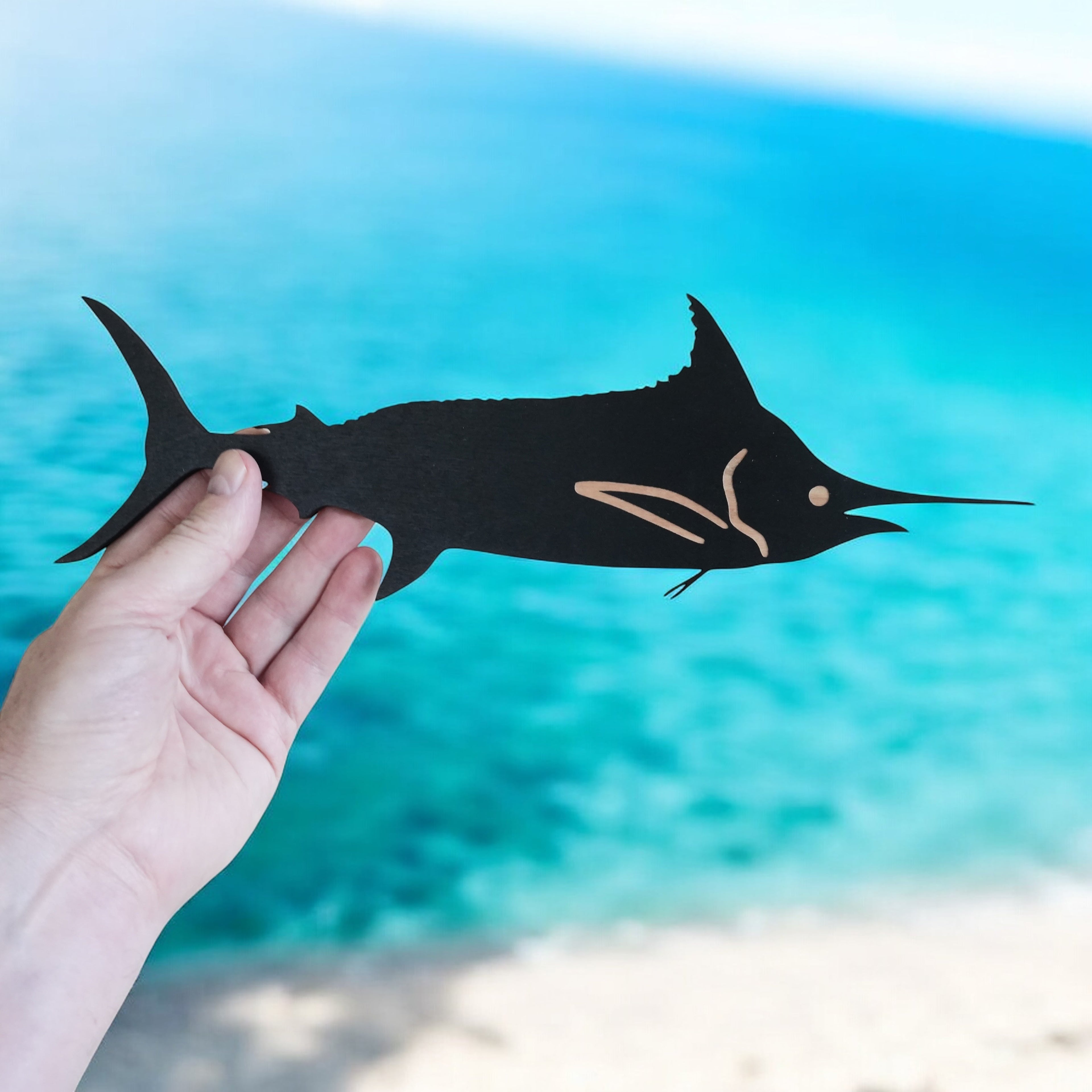Sign - CUSTOM - Blue Marlin Fish