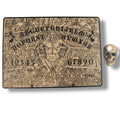 Spirit Board - Dante's Inferno with Skull Cursor WITH STAND - Sign
