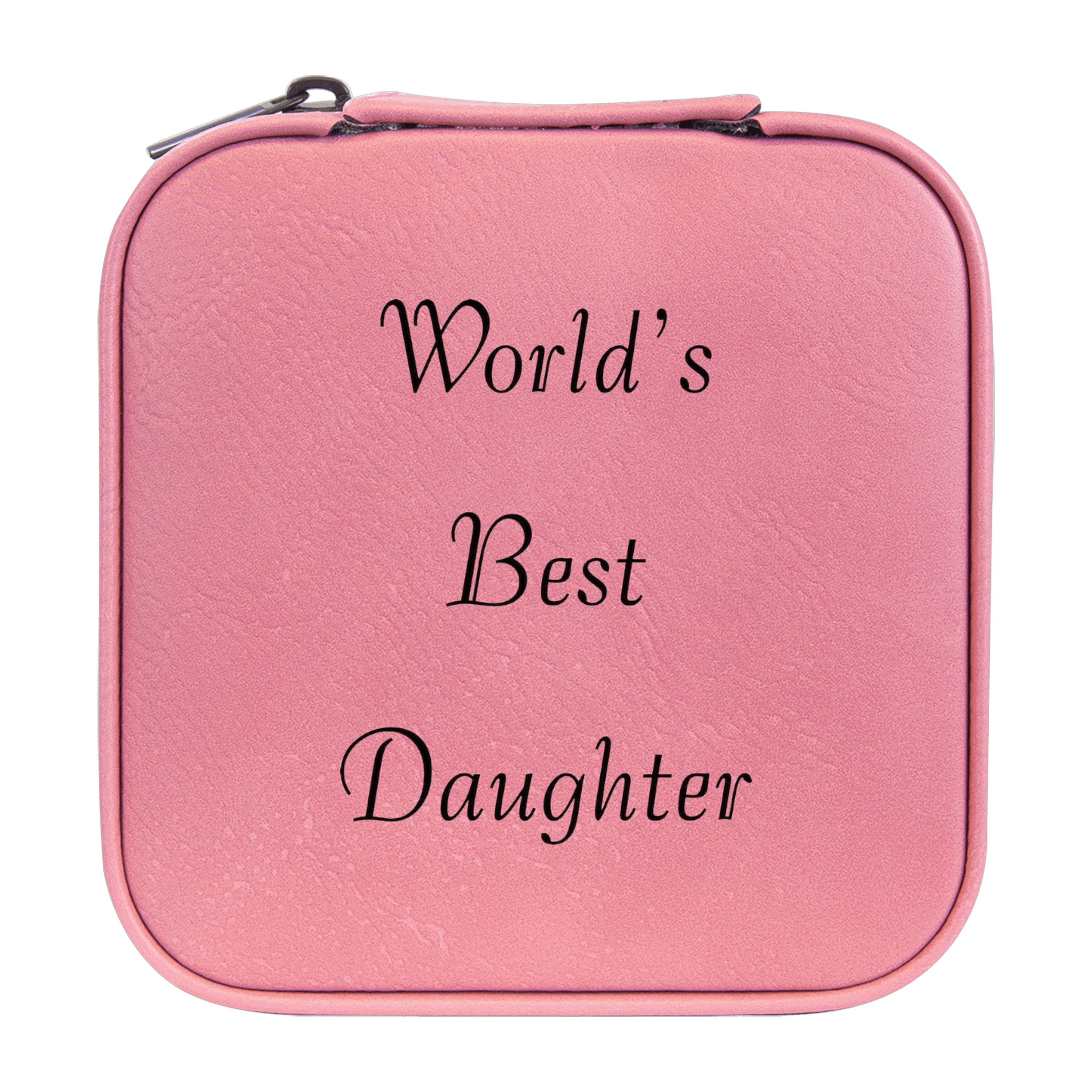 Jewelry Box 4x4 - CUSTOM - World's Best Daughter