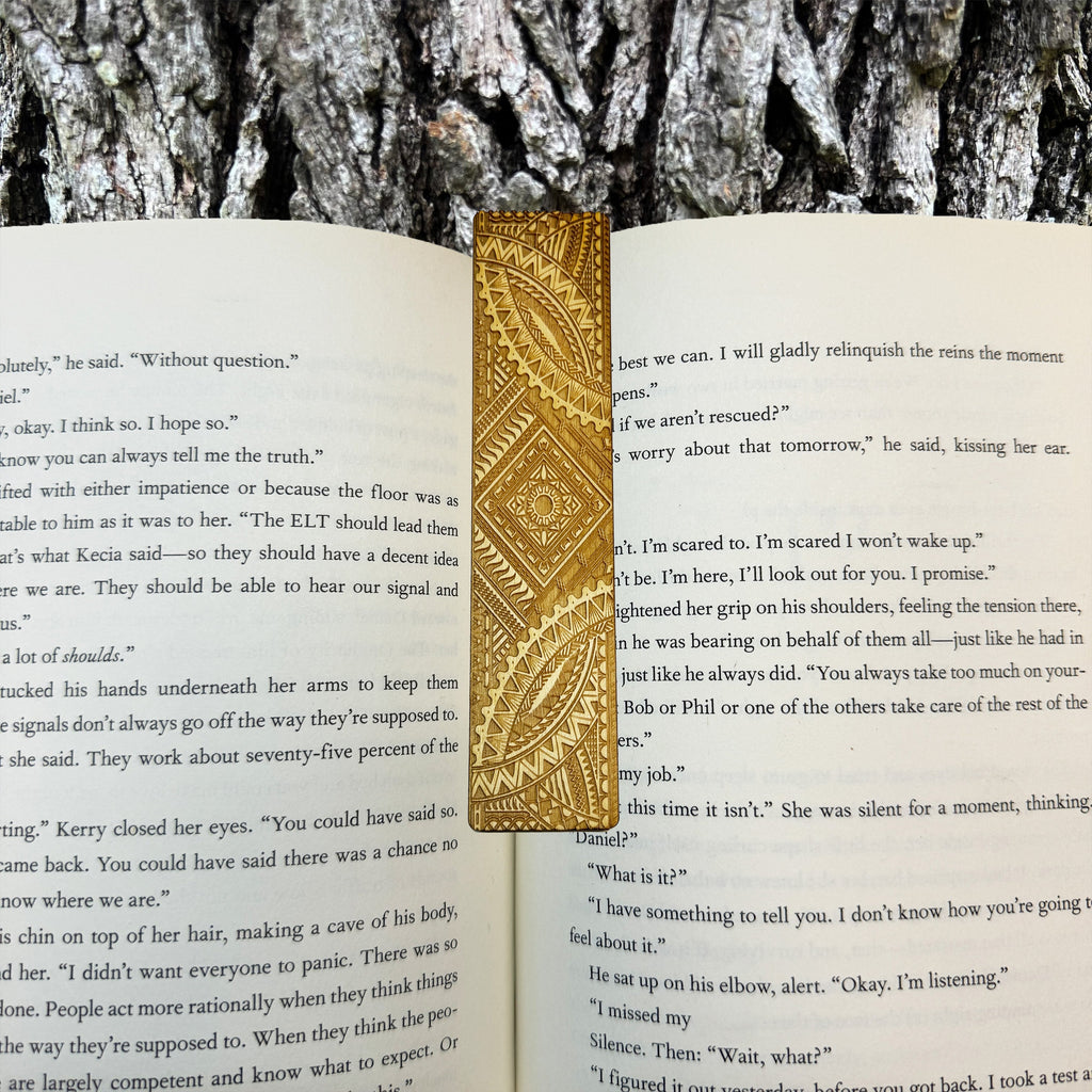 Bookmark - Polynesian Tribal - Birch