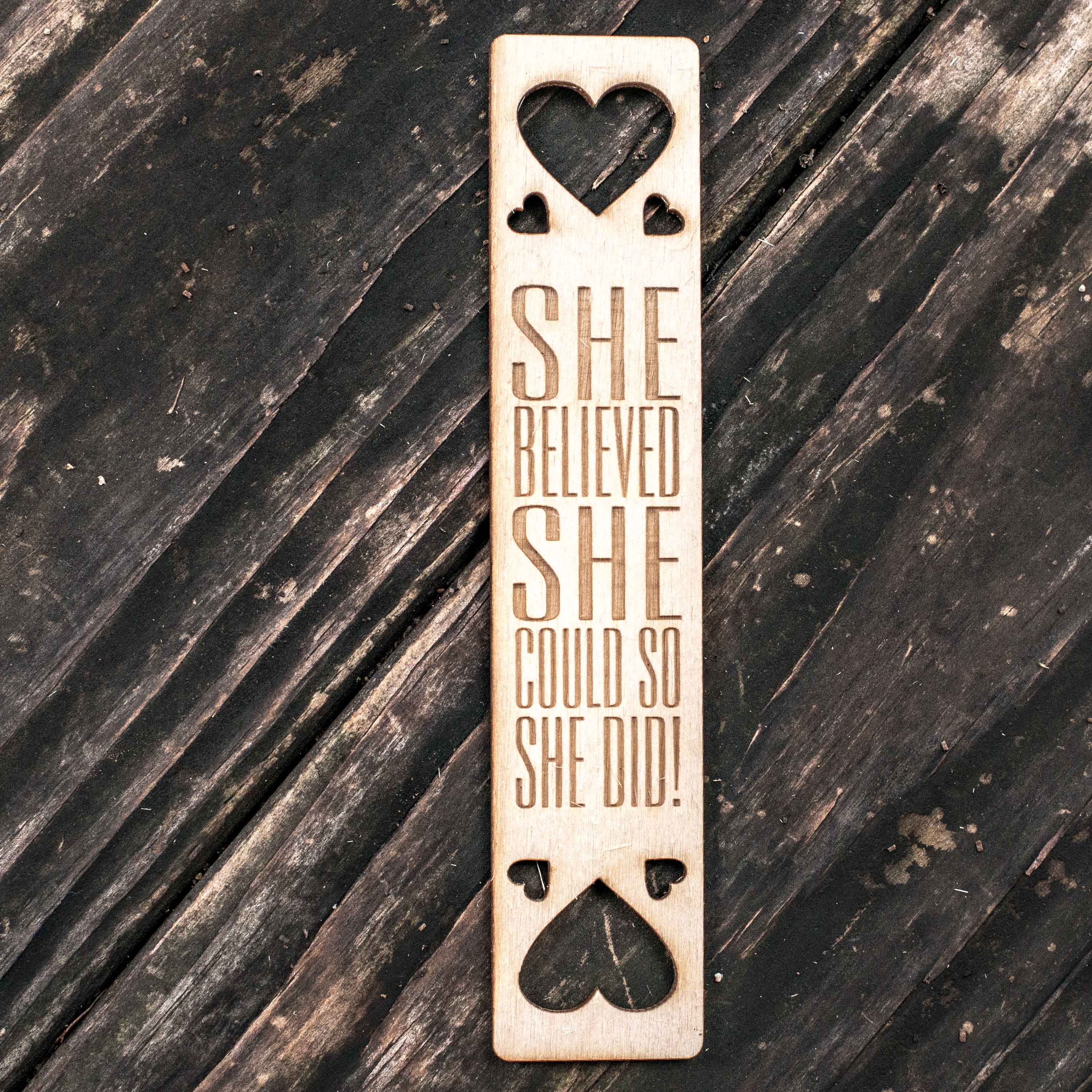 Bookmark - She Believed She Could