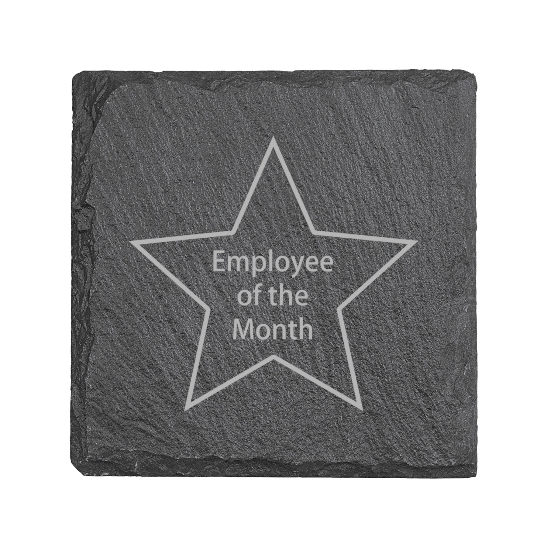 Coaster - Slate - Employee of the month - SET OF 2