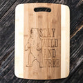 Stay Wild and Free - Bear - Cutting Board