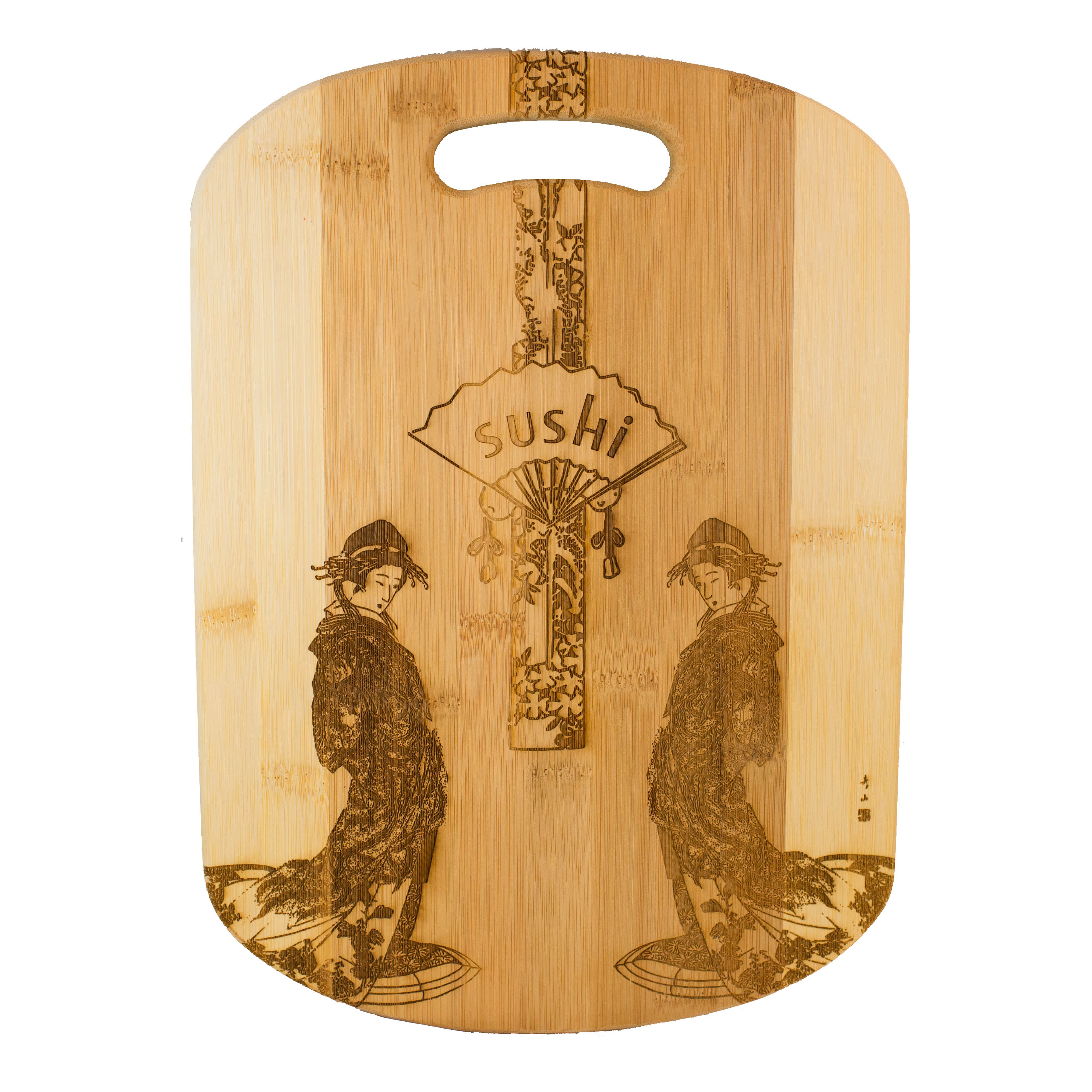 Sushi Cutting Board 14''x9.5''x.5'' Bamboo