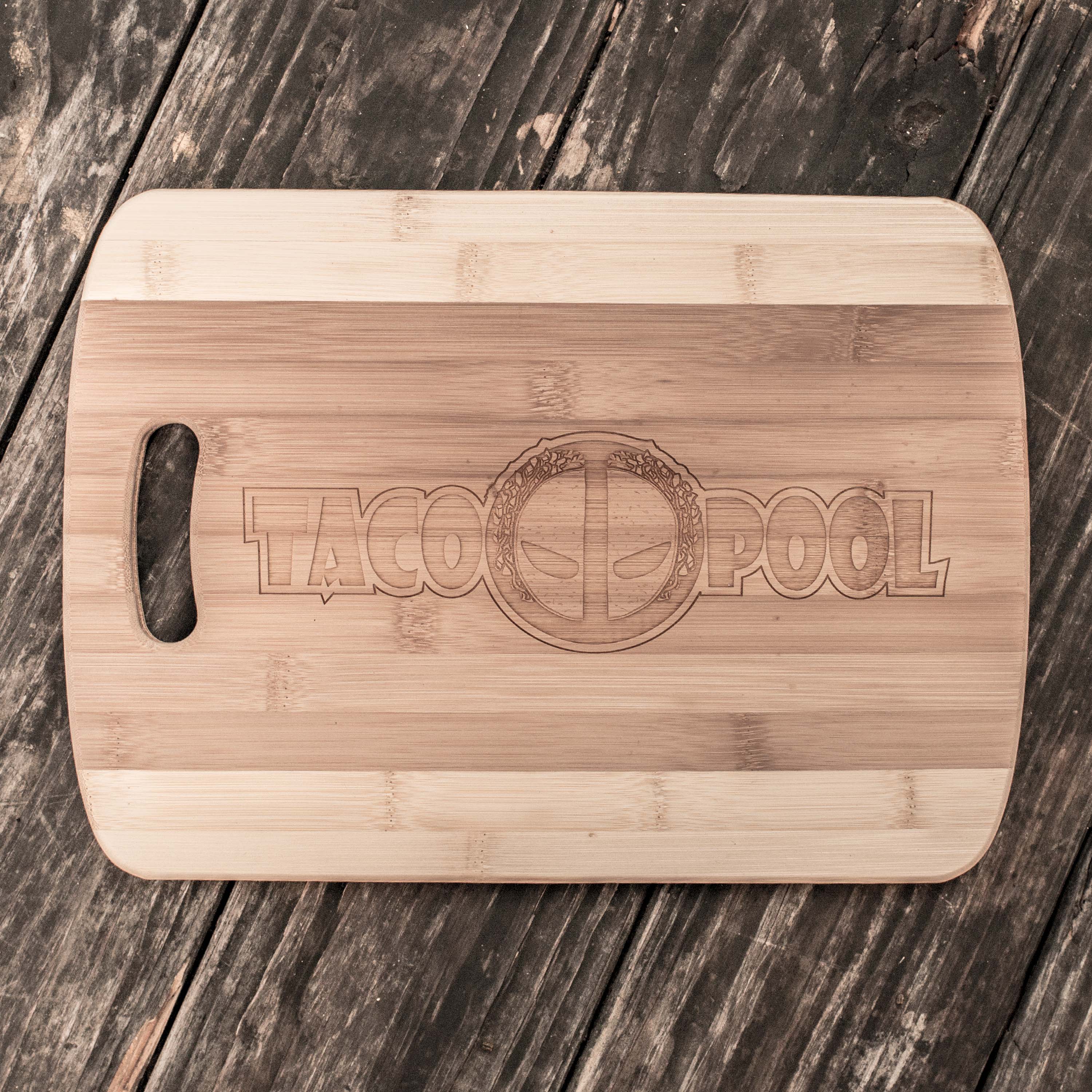 Tacopool - Cutting Board 14''x9.5''x.5'' Bamboo