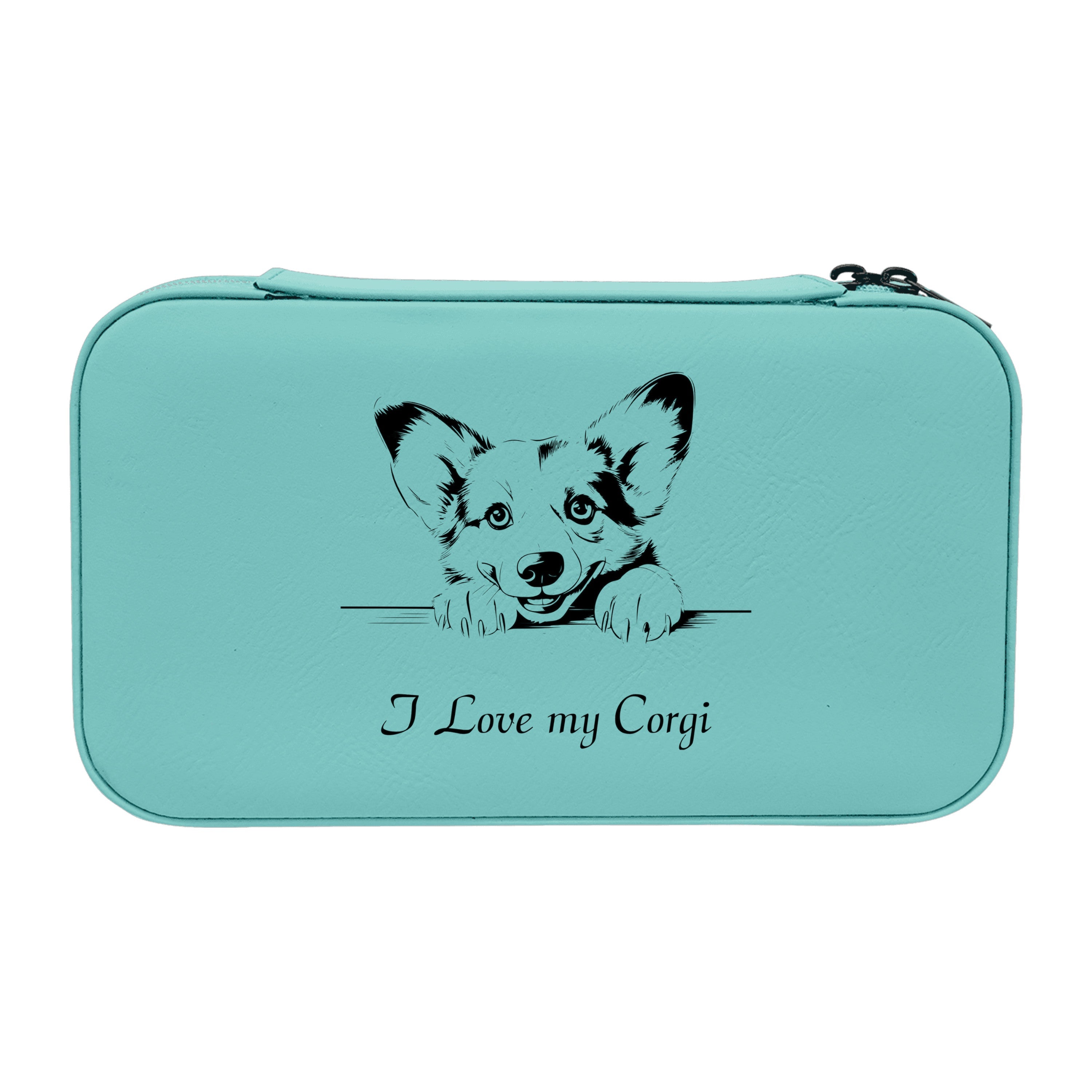 Jewelry Box 7x4 - CUSTOM -  I love my Corgi