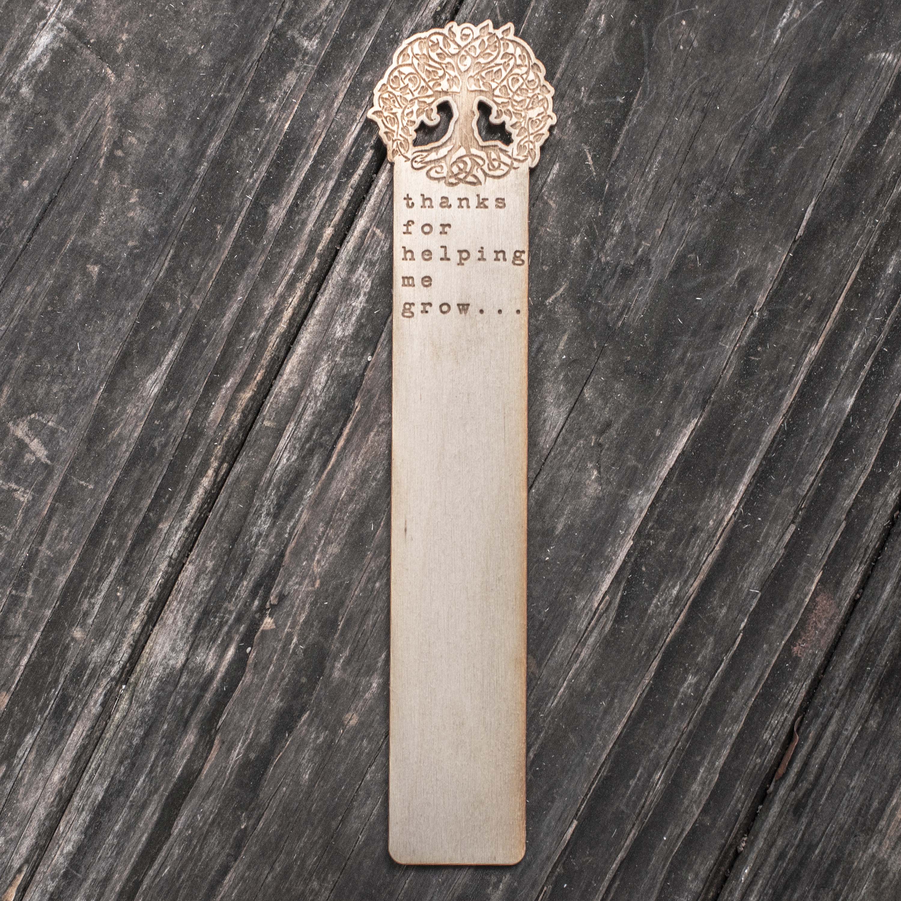 Bookmark - Thanks for Helping me Grow