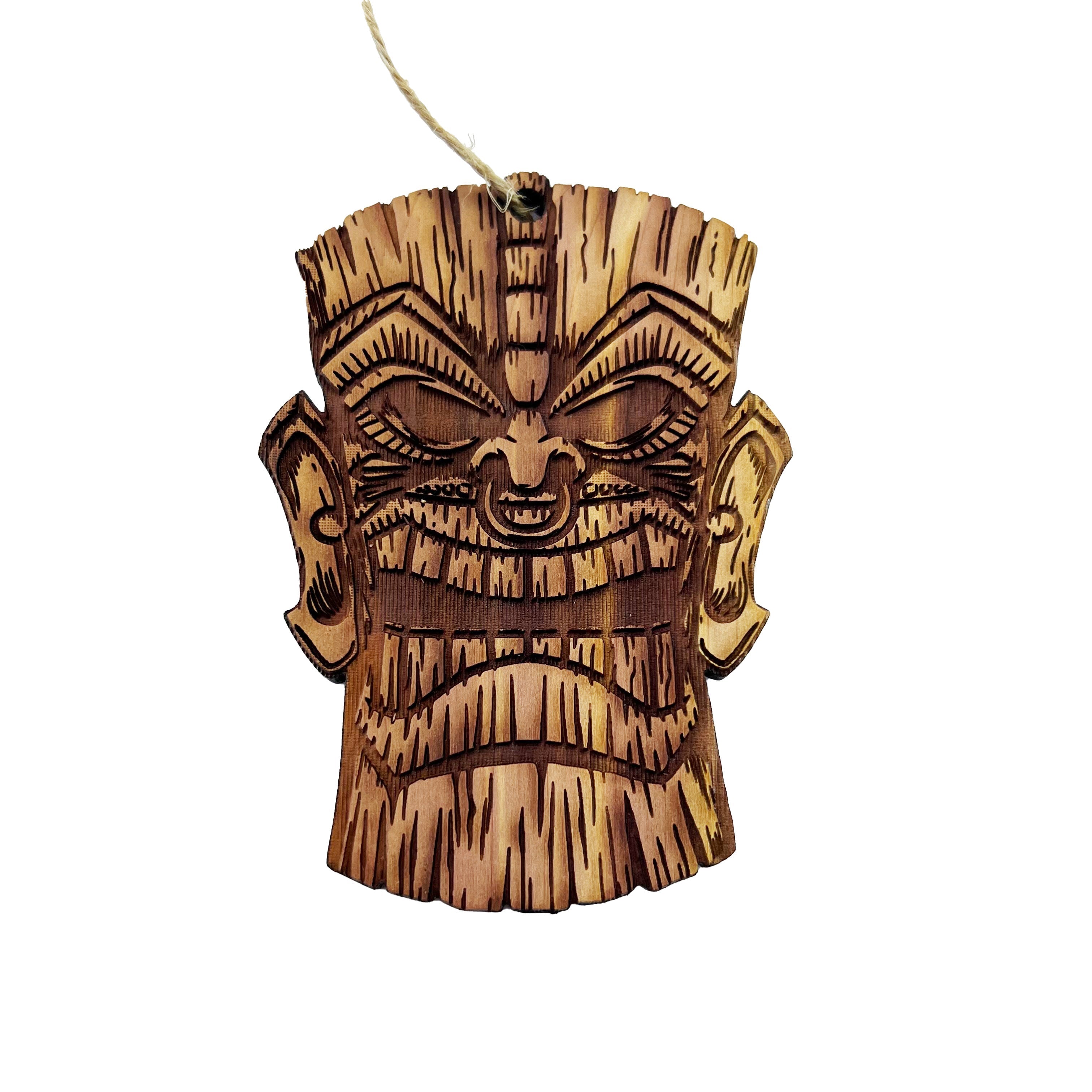 Tiki - Cedar Ornament