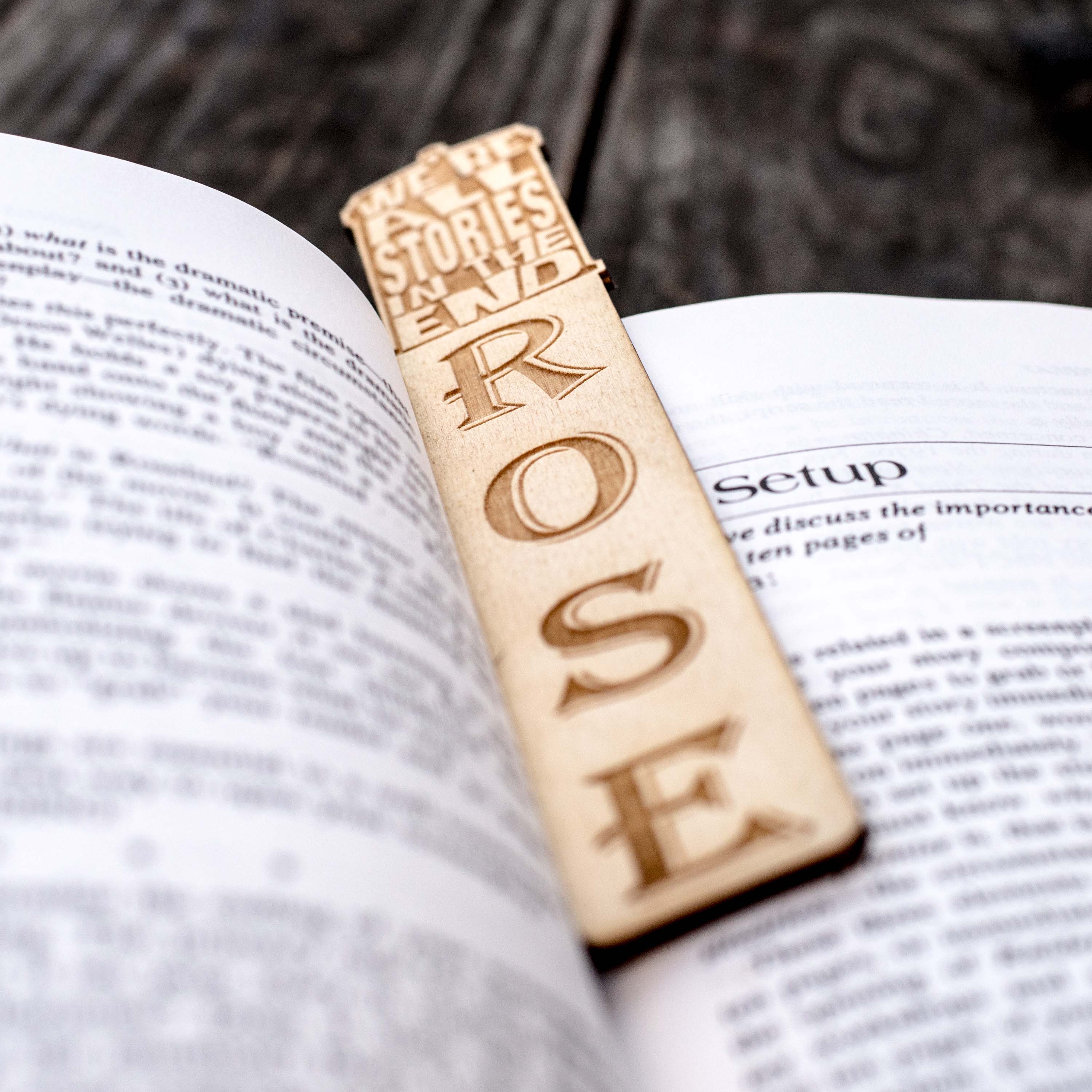 Bookmark - We're All Stories in the End