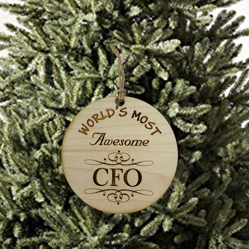 Worlds most Awesome CFO - Ornament