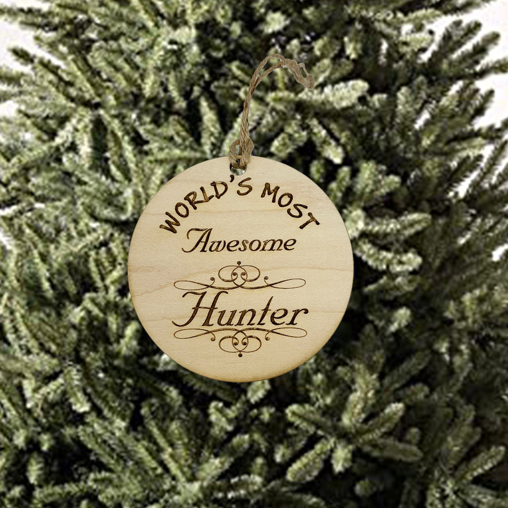 Worlds most Awesome Hunter - Ornament