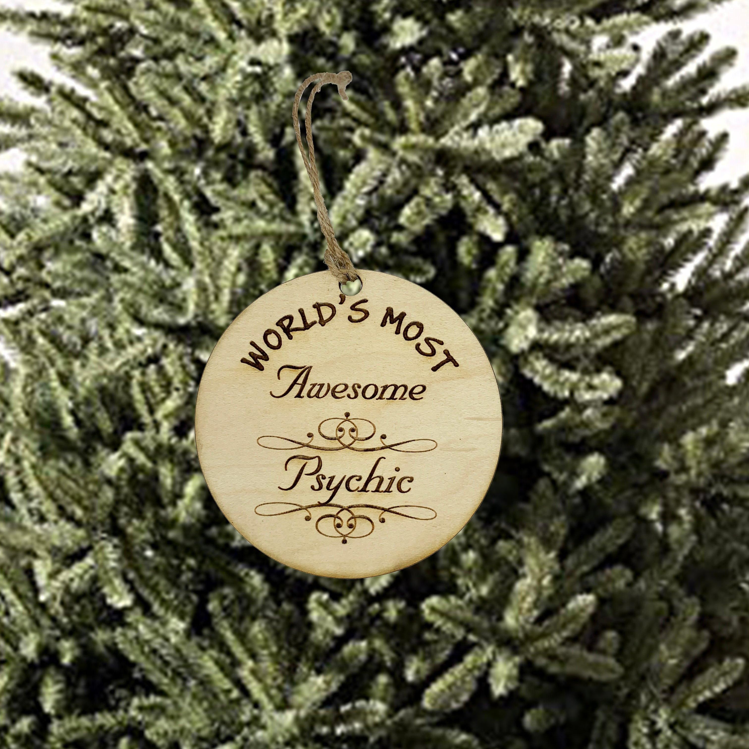Worlds most Awesome Psychic - Ornament