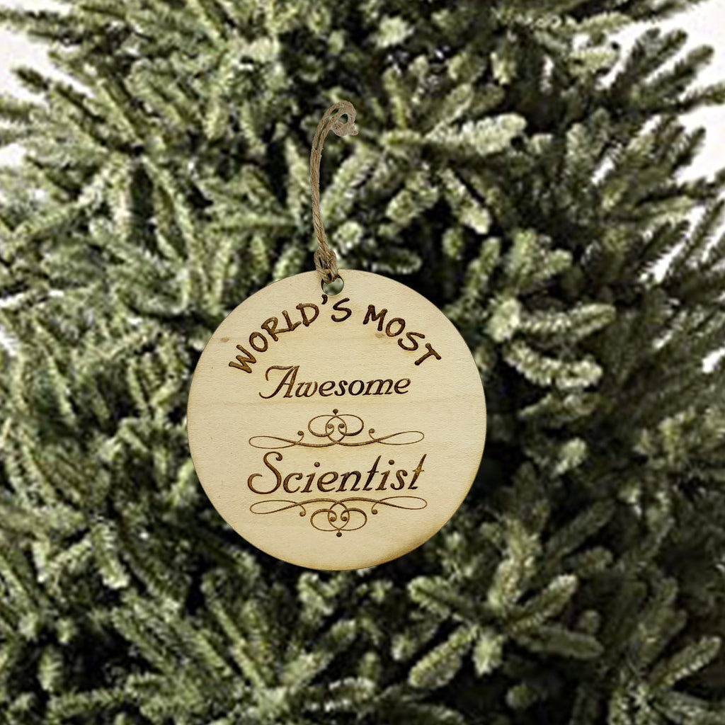 Worlds most Awesome Scientist - Ornament