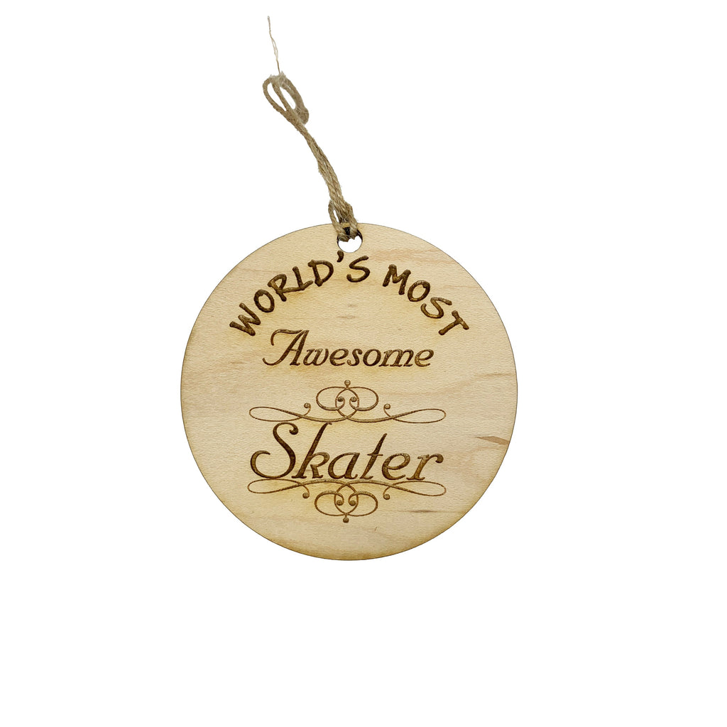 Worlds most Awesome Skater - Ornament