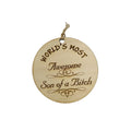 Worlds most Awesome Son of a B..ch - Ornament