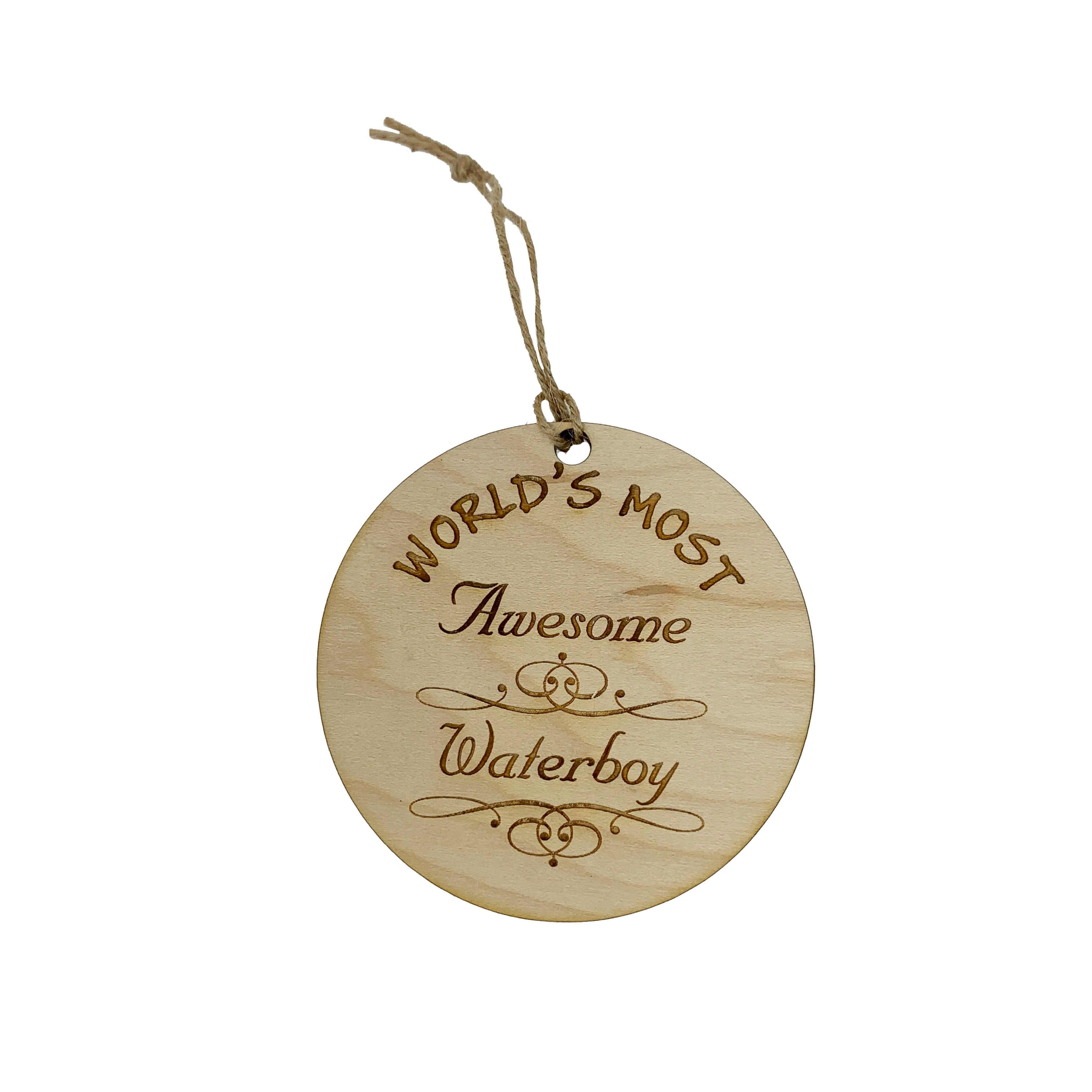 Worlds most Awesome Waterboy - Ornament