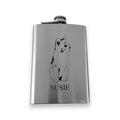 8oz Flask or 15oz Wine Glass - Kitten - PERSONALIZED