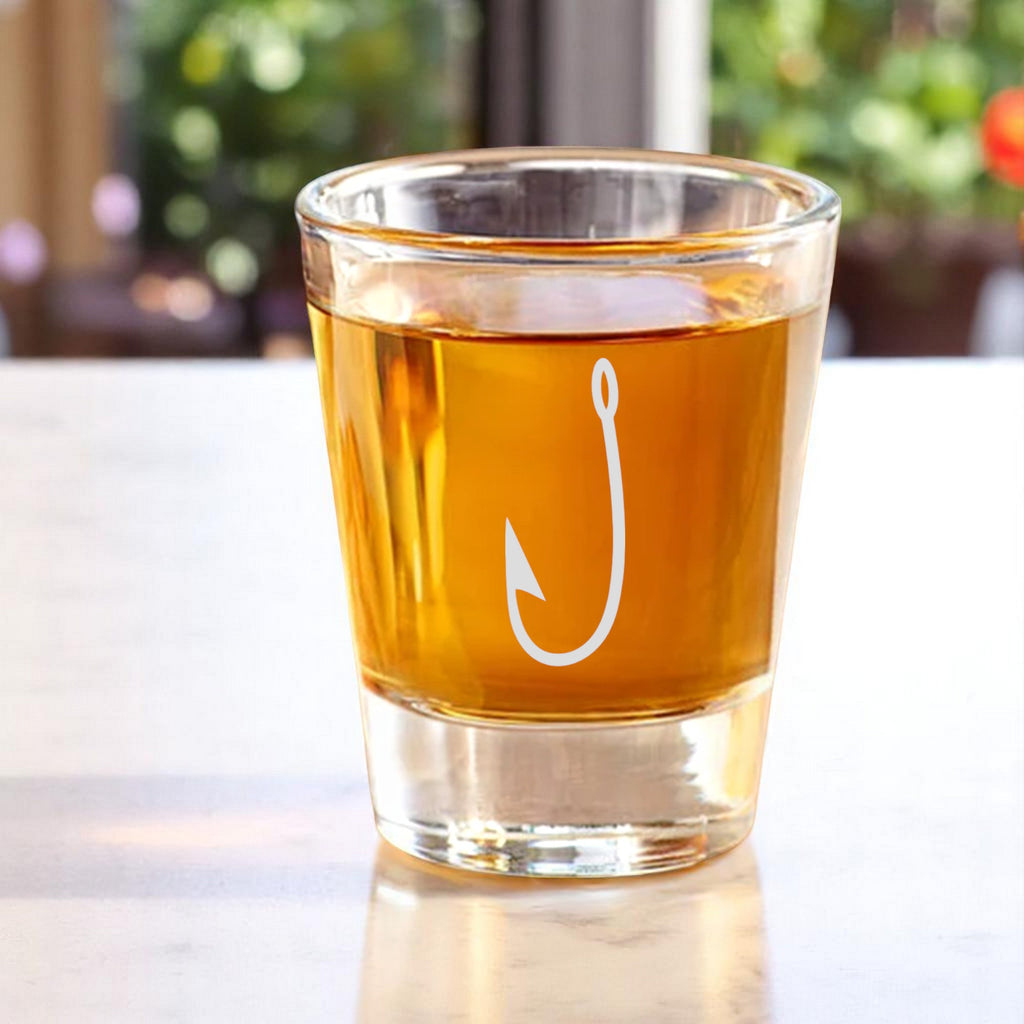 2oz Fish Hook Shot Glass
