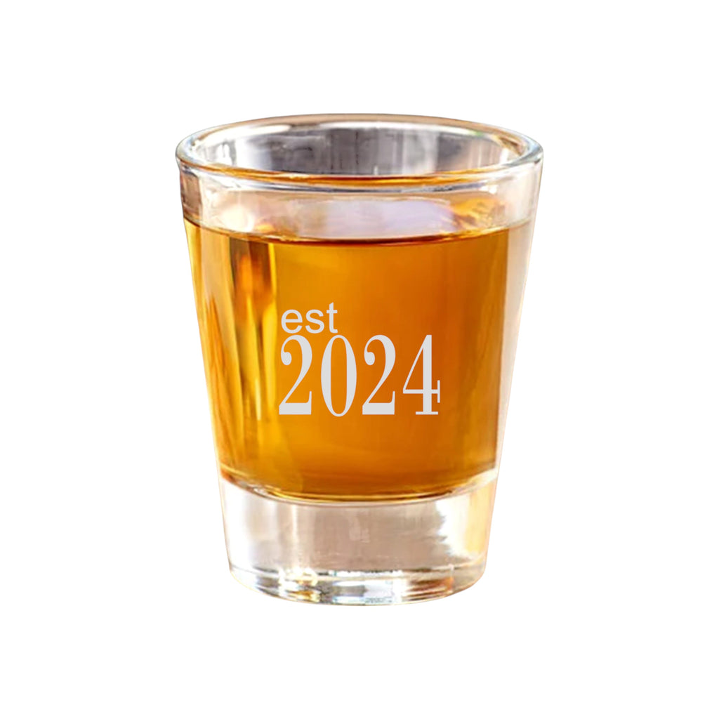 2oz Est 2024 Shot Glass