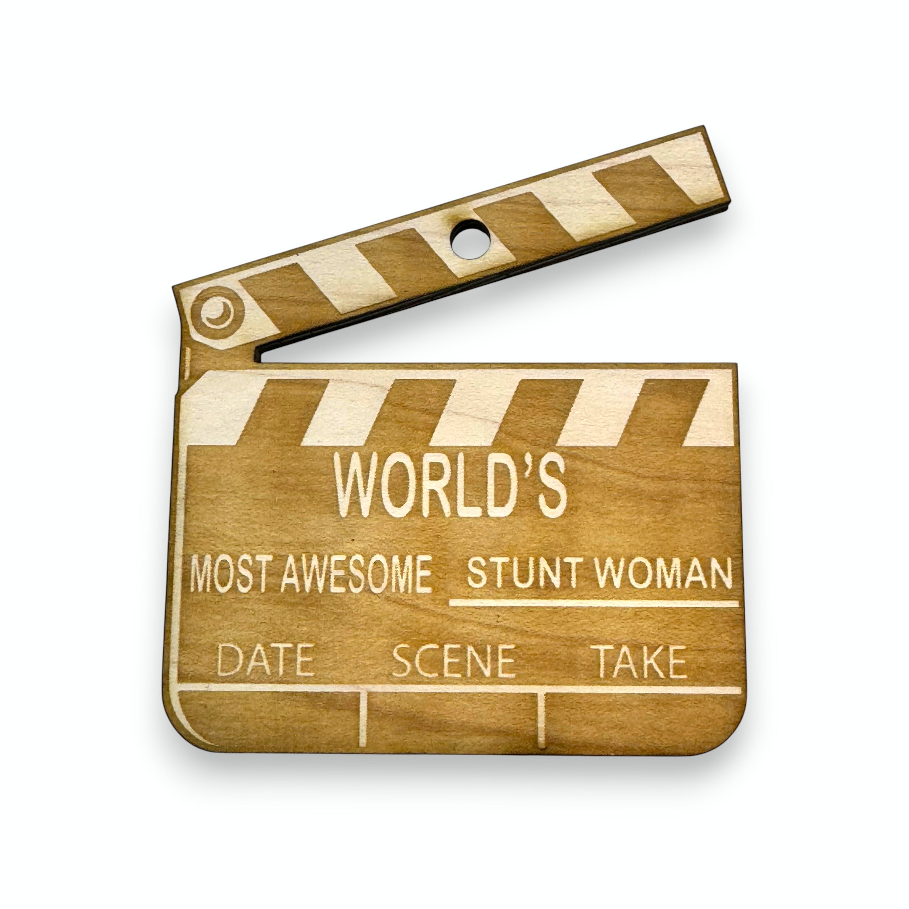 Ornament - CUSTOM - Worlds most awesome Stunt Woman
