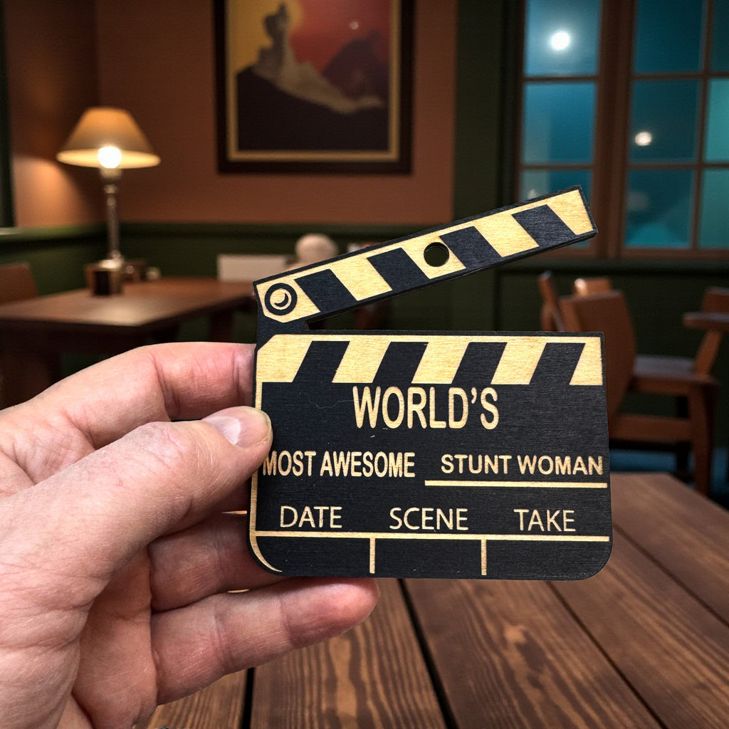 Ornament - CUSTOM - Worlds most awesome Stunt Woman