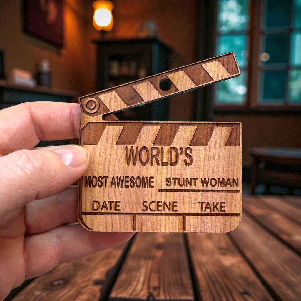 Ornament - CUSTOM - Worlds most awesome Stunt Woman