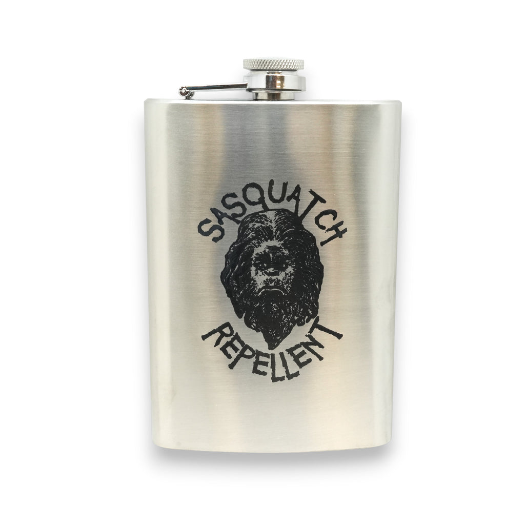 8oz Sasquatch Repellent Stainless Steel Flask