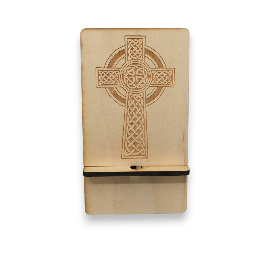Easel - Cell phone and Pad - Celtic Cross