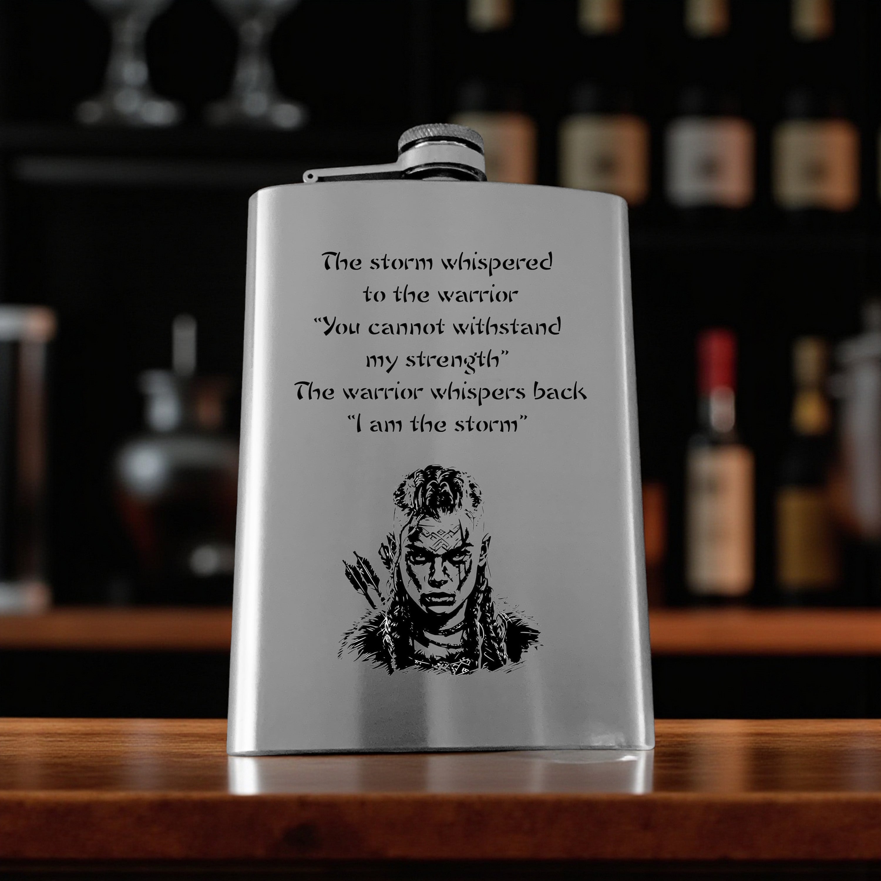 8oz - I am the Storm - Stainless Steel