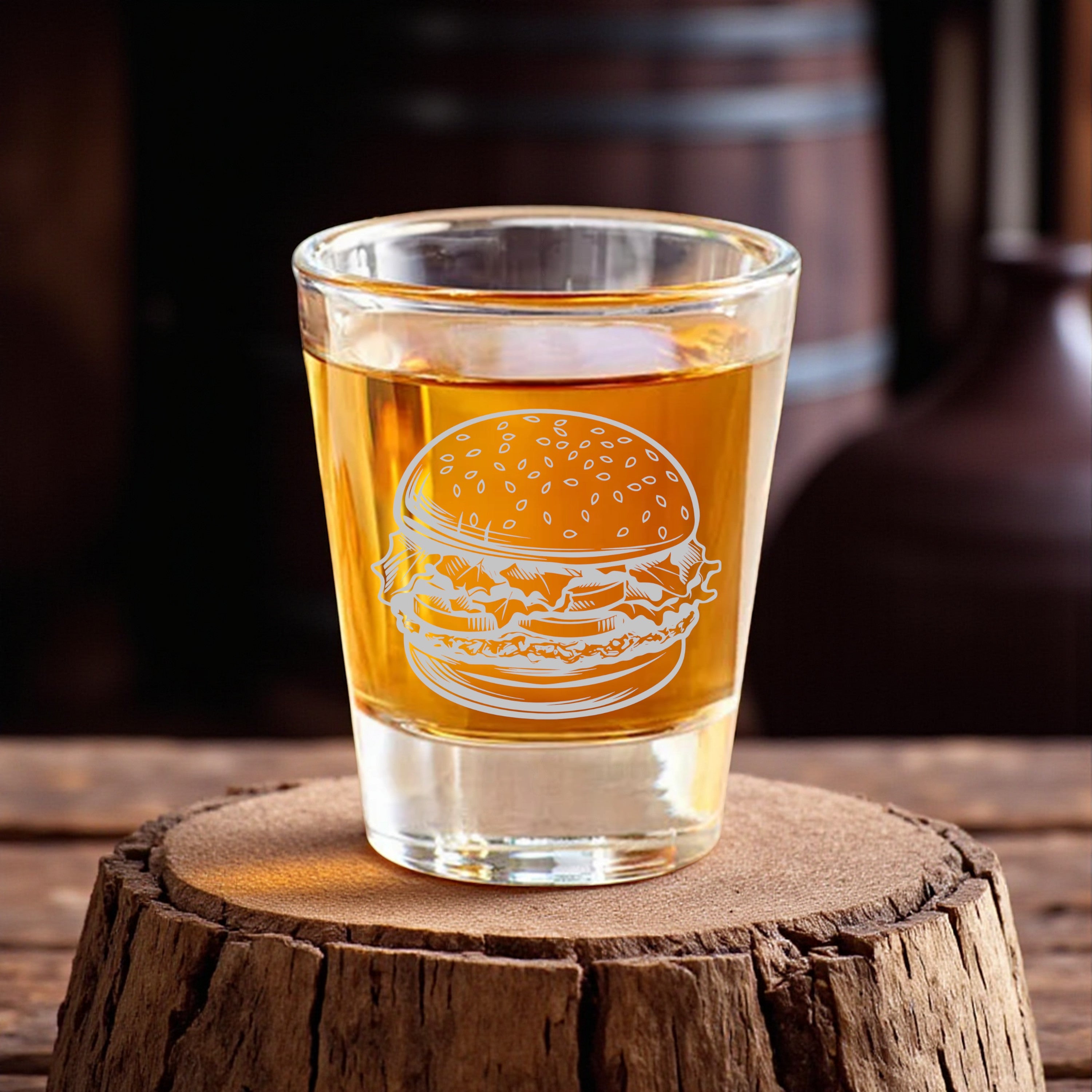 2oz Hamburger Shotglass