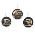 Ornament - Black - Bigrig - Set of 3